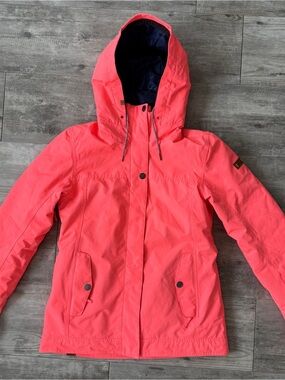 Roxy Hot Pink Barbiecore Hooded Ski Jacket Size S